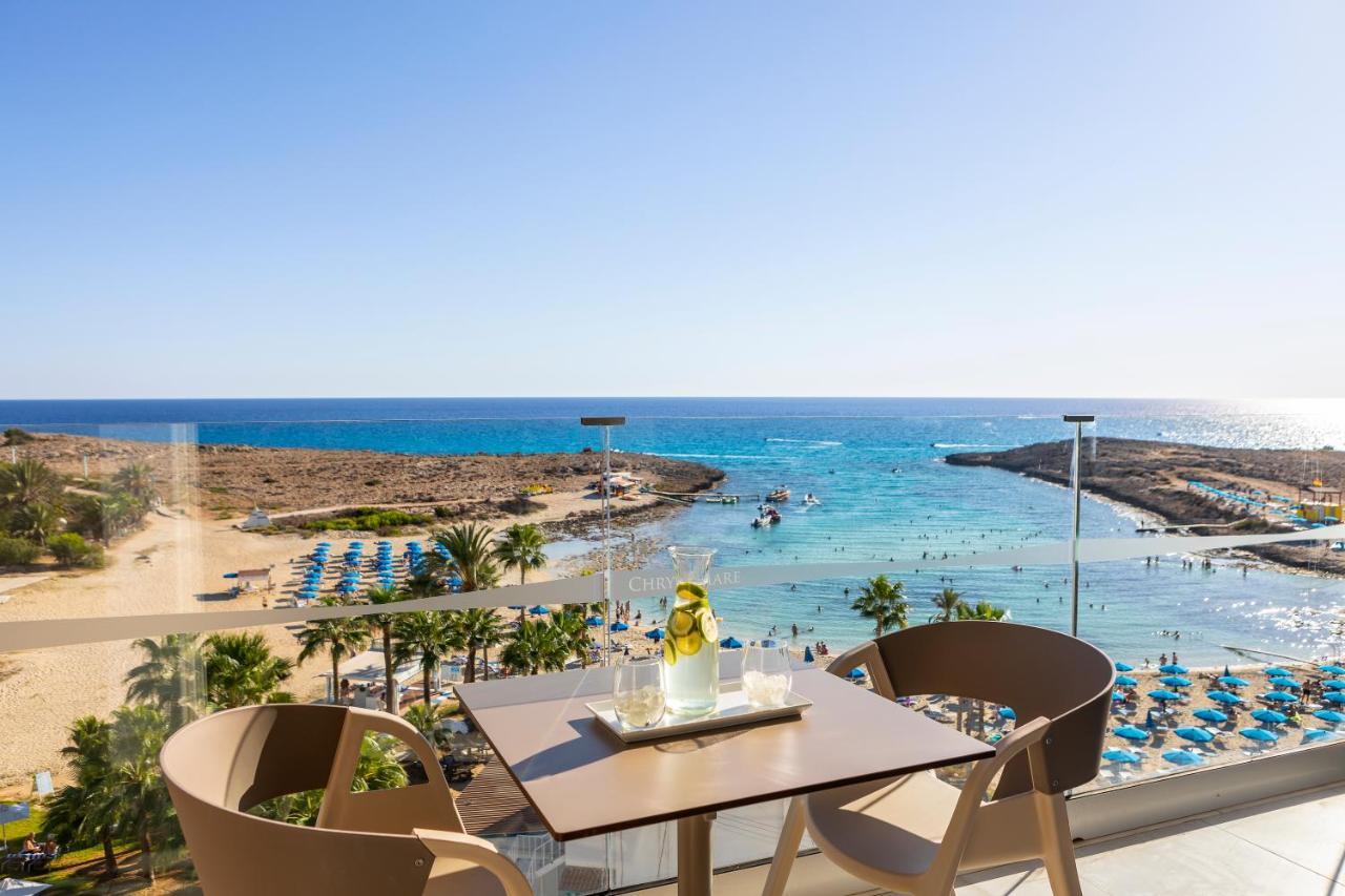 Chrysomare Beach Hotel & Resort Ayia Napa Esterno foto