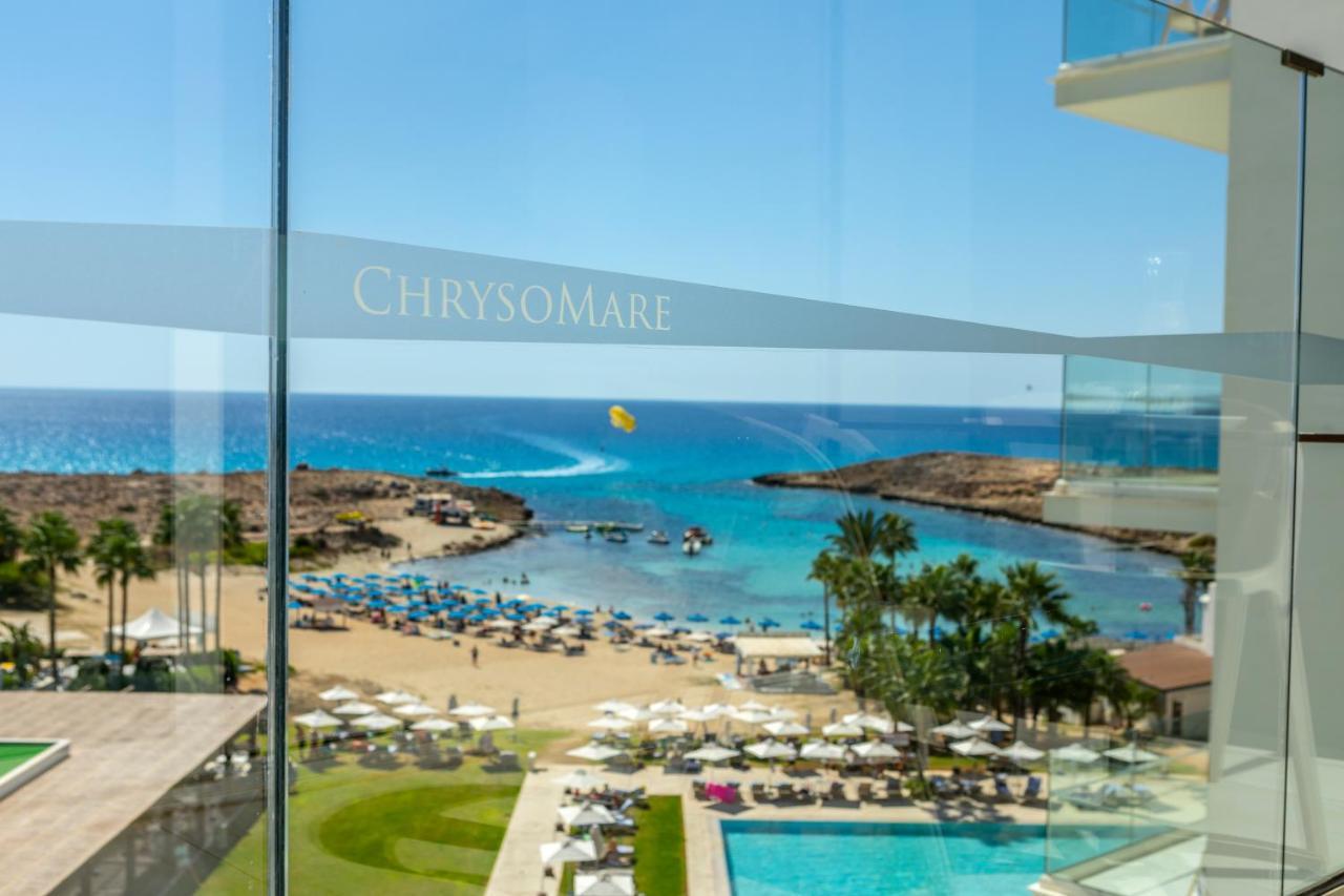 Chrysomare Beach Hotel & Resort Ayia Napa Esterno foto View of the bay