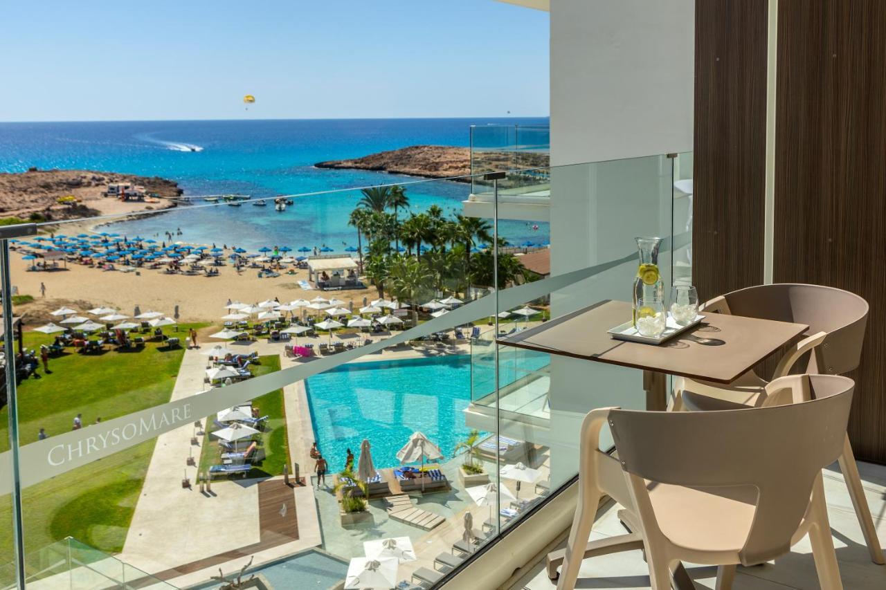 Chrysomare Beach Hotel & Resort Ayia Napa Esterno foto